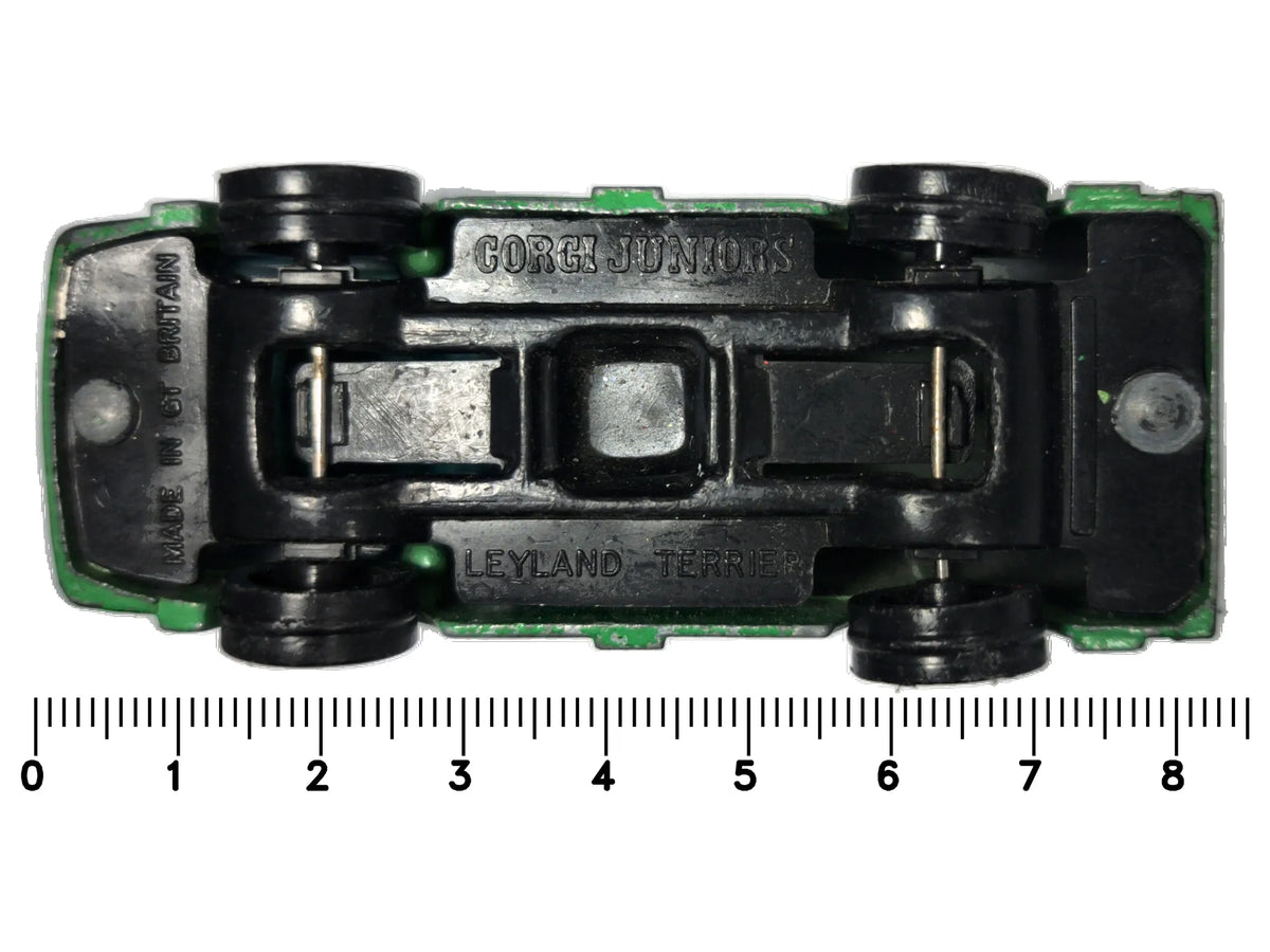 LEYLAND TERRIER, Roadline, Corgi Juniors, Made in Gt Britain, Zielony, 1:87 – zdjęcie 7