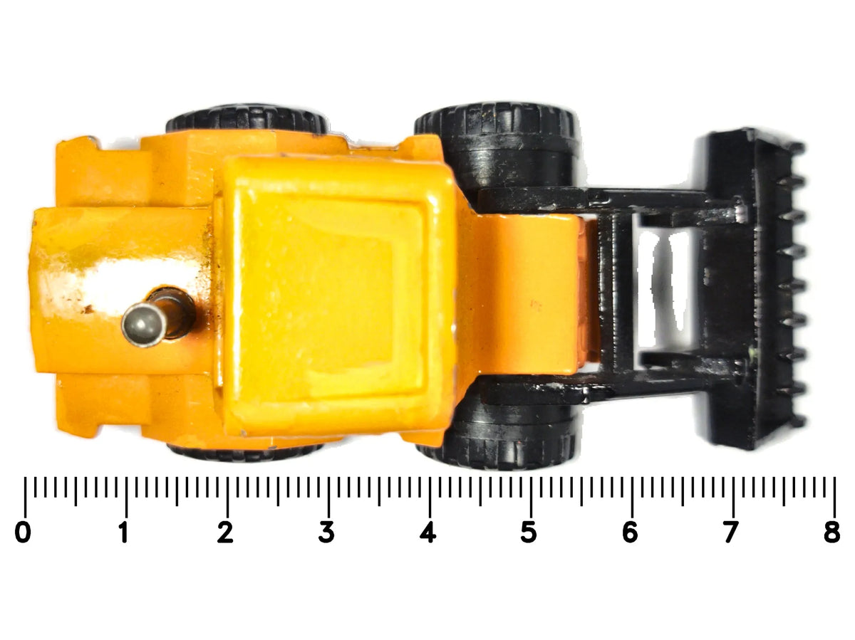 "TRACTO" BULLDOŻER, Ładowarka, Majorette, Die cast No.263, Żółty, 1:87 – zdjęcie 7