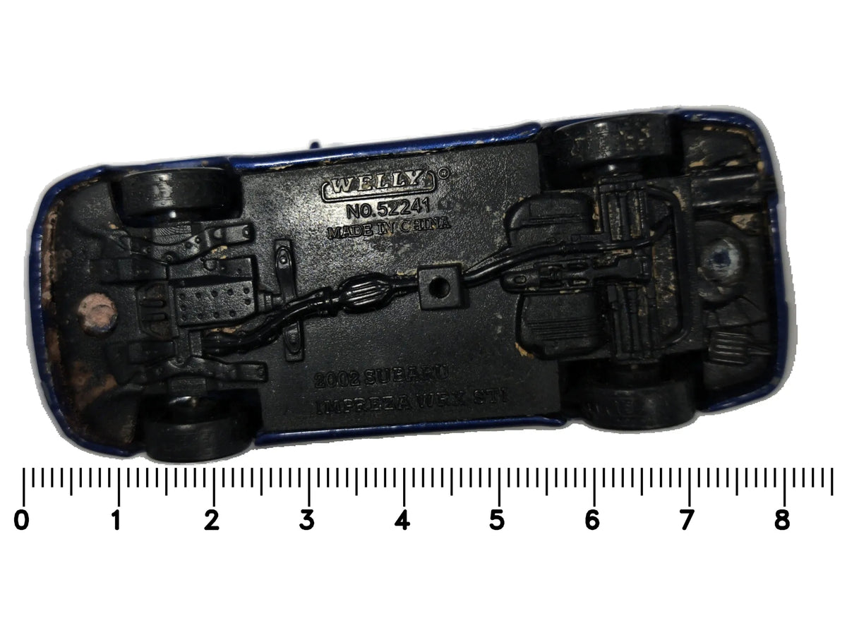 Subaru Impreza WRX STI Welly 2002 1:58 Luzak Niebieski – zdjęcie 7