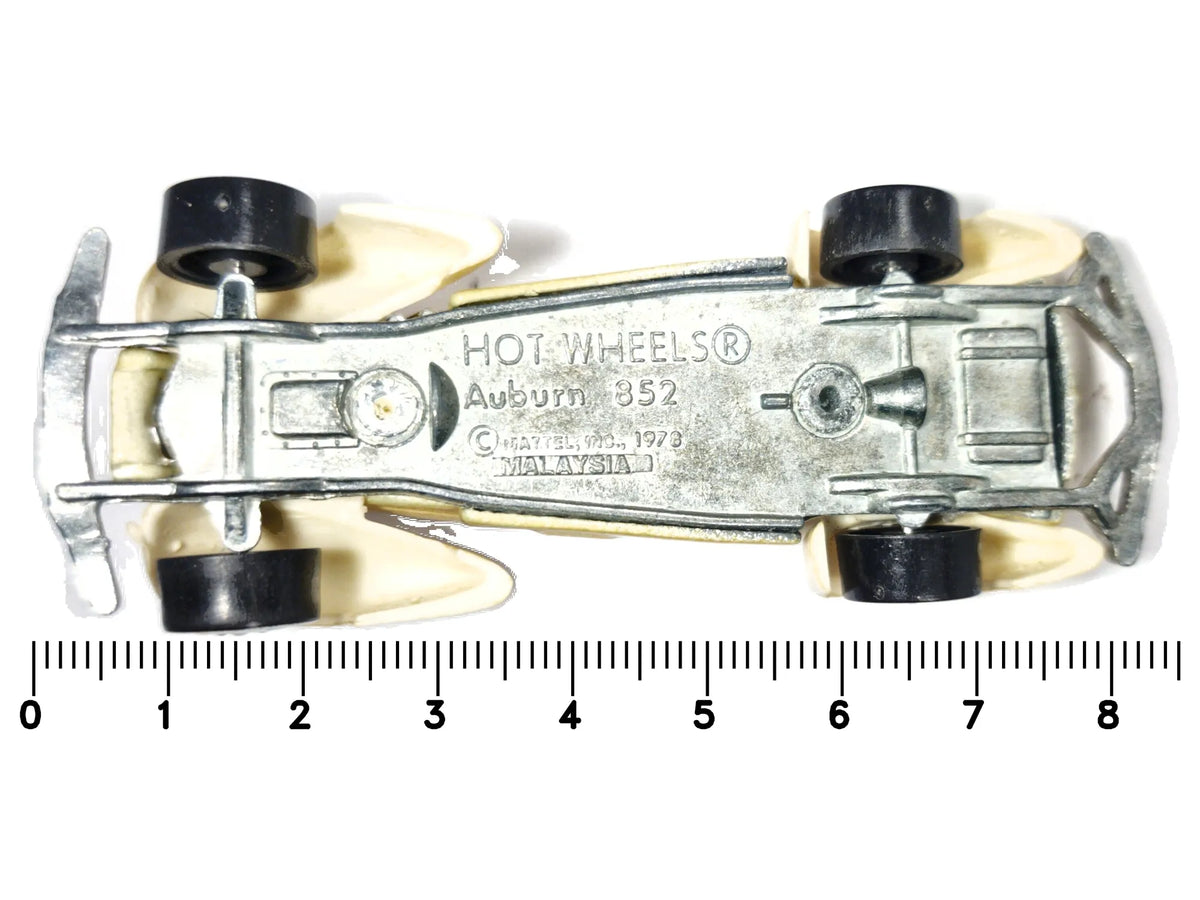 AUBURN 852 Whitewall Wheels Hot Wheels 1978 Złoty 1:64 2xMetal – zdjęcie 7