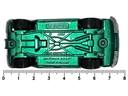 1962 CORVETTE Lasers Matchbox 1982 Zielony 1:59 Made in Macau – zdjęcie 7