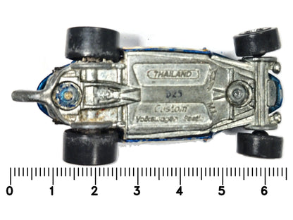 Custom Volkswagen Beetle Hot Wheels 1:64 Luzak Niebieski 2xMetal – zdjęcie 7