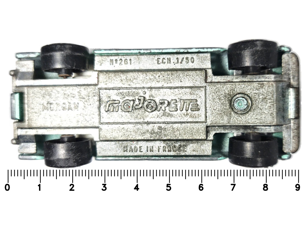 MORGAN, Majorette, Made in France, Die cast N261, Jasnoniebieski, 1:50 – zdjęcie 7