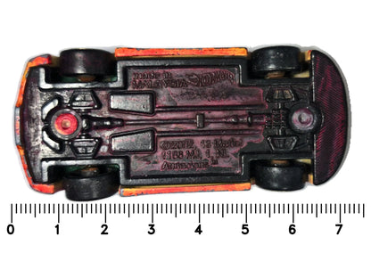 AUDACIOUS, Hot Wheels 2002, Die cast, Jaskrawy czerwony, 1:64, Resoraki – zdjęcie 7