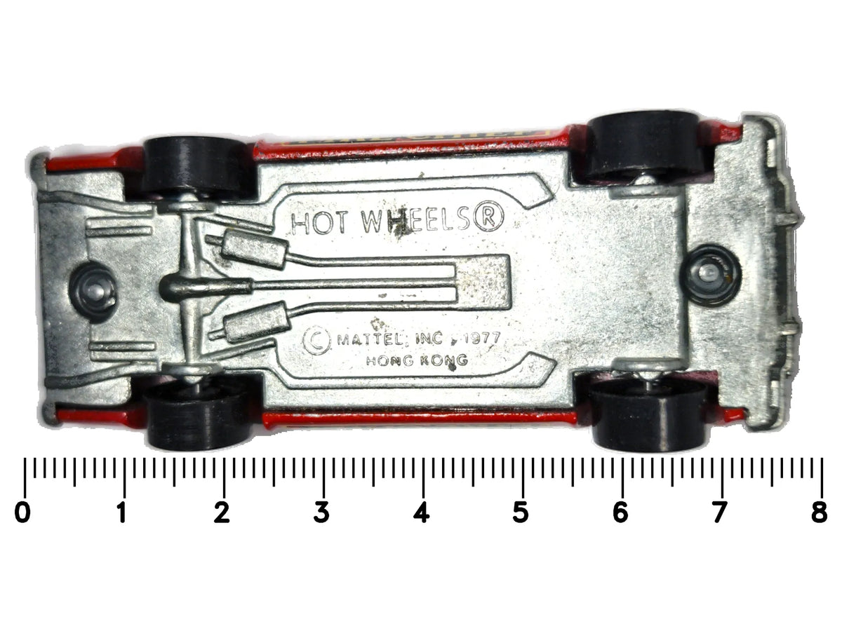 DODGE BLACKWAL FIRE CHIEF Straż pożarna Hot Wheels 1977 Czerwony 1:64 – zdjęcie 7