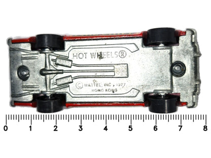 DODGE BLACKWAL FIRE CHIEF Straż pożarna Hot Wheels 1977 Czerwony 1:64 – zdjęcie 7