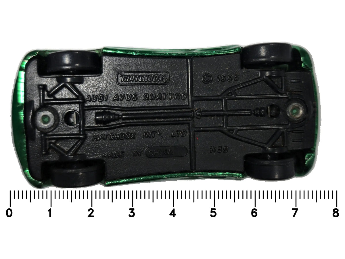 Audi Avus Quattro Matchbox 1995 1:59 Luzak Zielony – zdjęcie 7