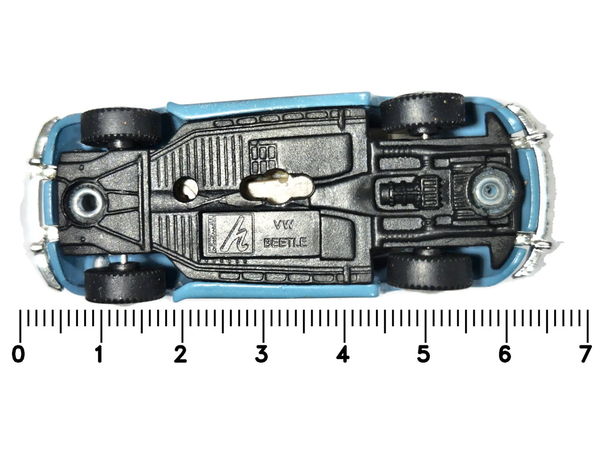 Volkswagen Beetle MK1 Hongwell Niebieski 1:68 – zdjęcie 7