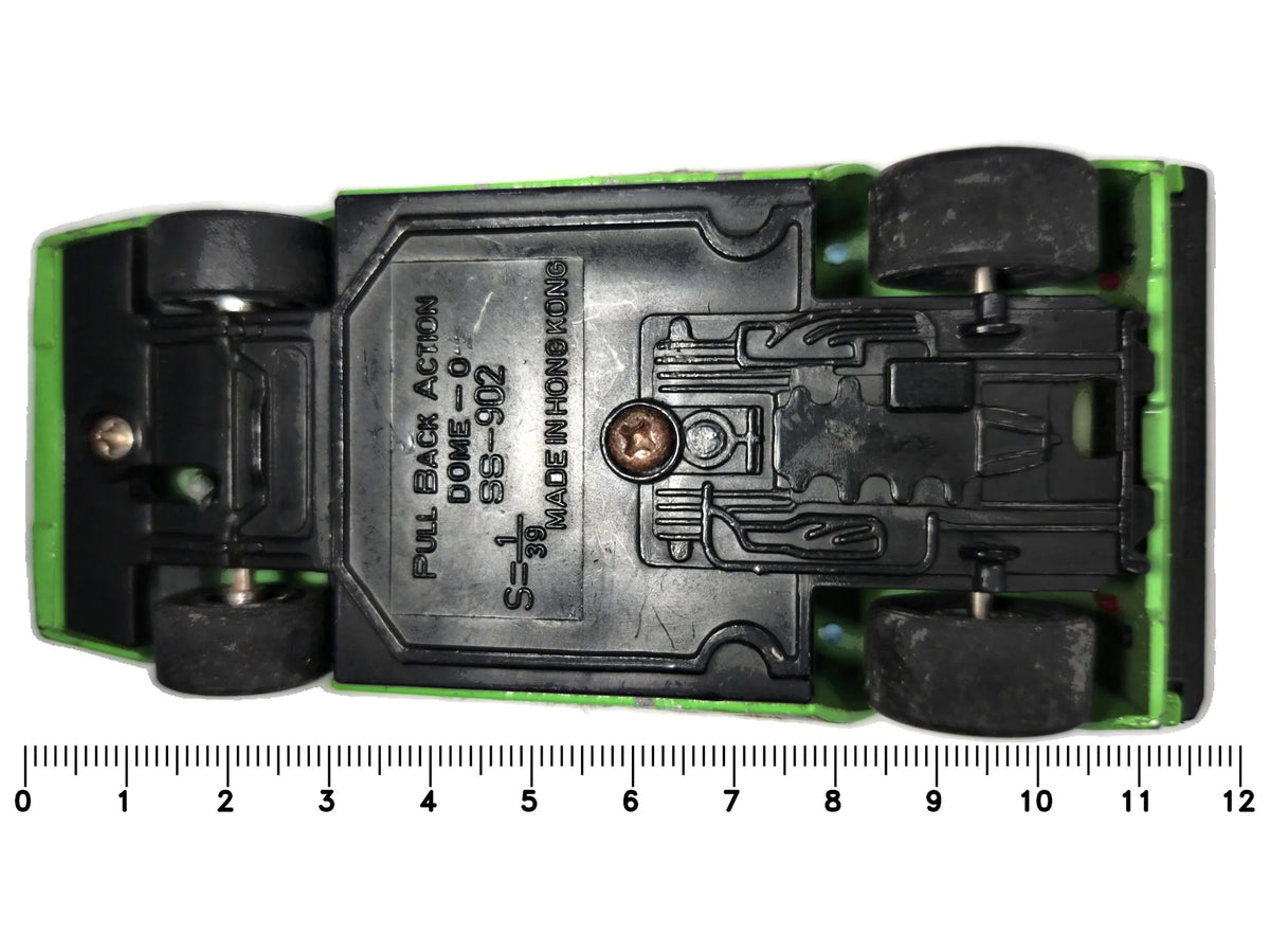 1978 Dome-Zero (SS-902) Pull Back Action 1979 Zielony 1:36 Made in Japan – zdjęcie 7