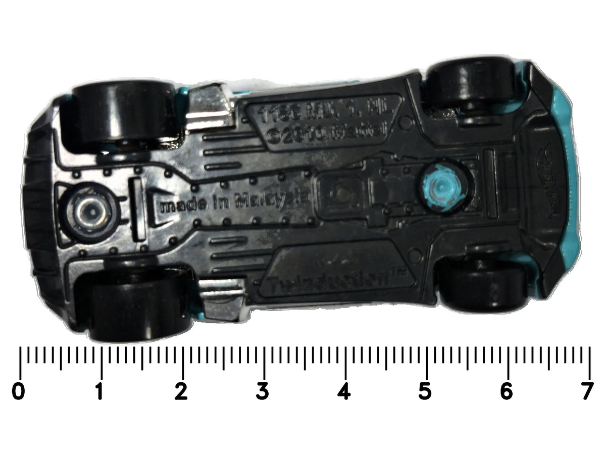 Twinduction Hot Wheels 2010 2010 New Models 1:64 Luzak Turkusowy – zdjęcie 7
