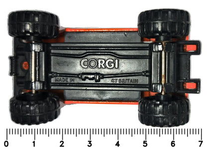 JEEP TERENOWY, Corgi Ok 1980, Made in Gt Britan, Pomarańczowy 1:64 Resoraki – zdjęcie 7