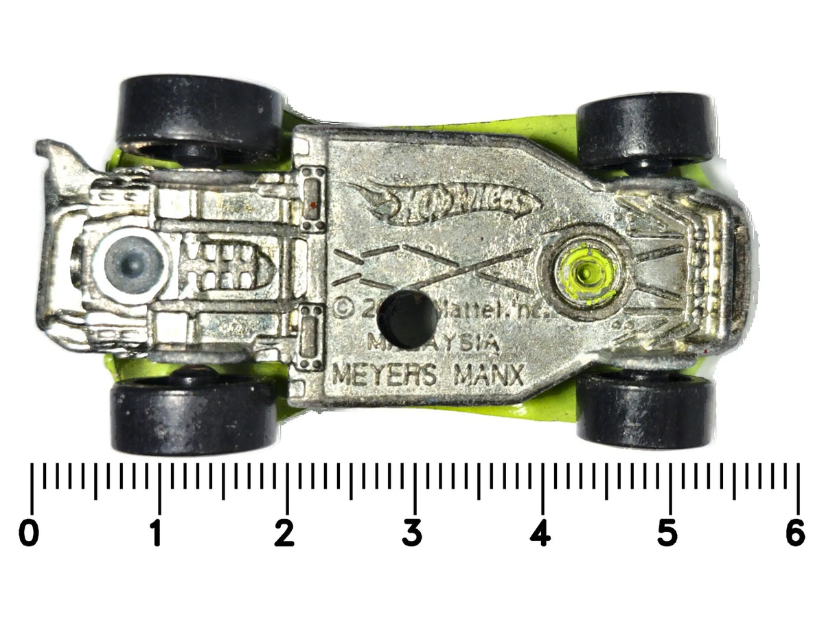 MEYERS MANX BUGGY METAL METAL Hot Wheels Made in Meksyk 2002 Zielony 1:64 – zdjęcie 7