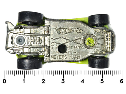 MEYERS MANX BUGGY METAL METAL Hot Wheels Made in Meksyk 2002 Zielony 1:64 – zdjęcie 7