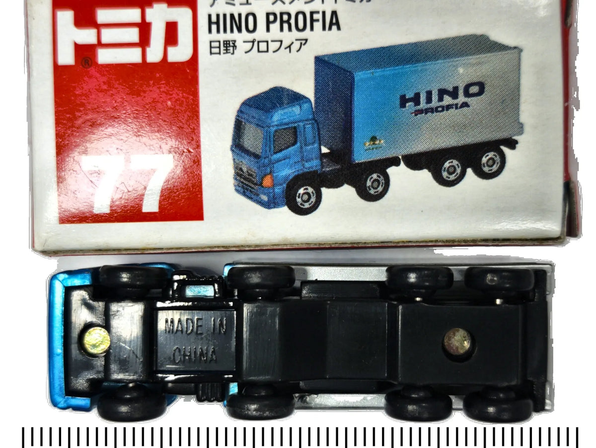 HINO PROFIA TRUCK, Tomica, Die cast 77, Niebieski, 1:200, Resoraki – zdjęcie 7