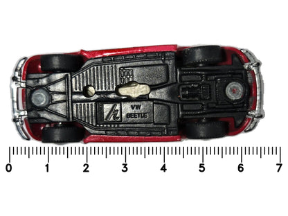 VOLKSWAGEN BEETLE TYPE 1 Fiat Series Hongwell Czerwony 1:68 – zdjęcie 7
