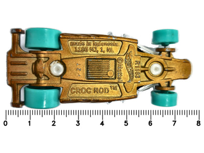 CROC ROD, Hot Wheels 2021, Die cast R1183, Złoty, 1:64, Resoraki – zdjęcie 7