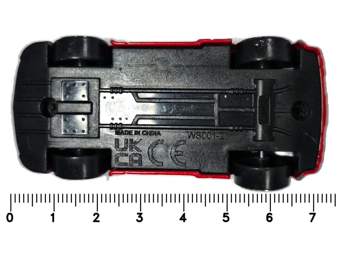 Coupe Concept Car Teamsterz Czerwony 1:64 – zdjęcie 7