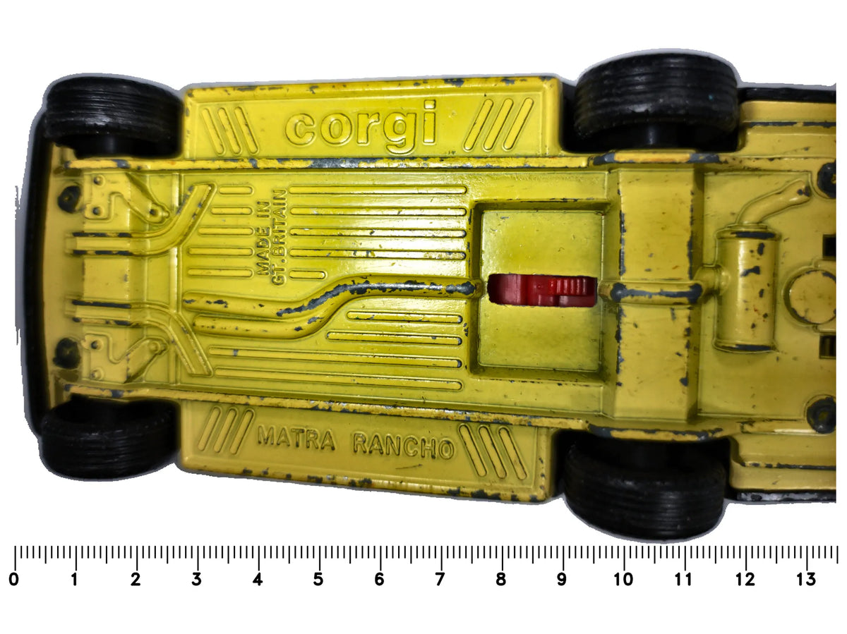 Matra Rancho Corgi '70 Żółty 1:32 Made in Gt Britain – zdjęcie 7
