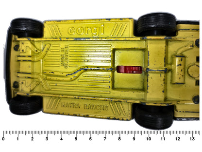 Matra Rancho Corgi '70 Żółty 1:32 Made in Gt Britain – zdjęcie 7