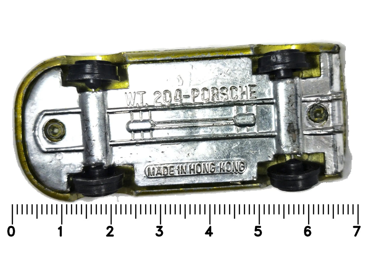 Porsche 906 Carrera 6 Zylmex 1970 Limonkowy 1:60 Made in England – zdjęcie 7