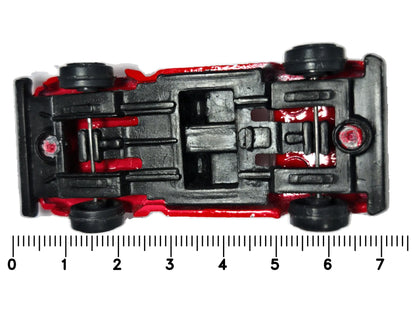 CHEVROLET C10 STEPSIDE, Zylmex, Die cast, Czerwony, 1:66, Resoraki – zdjęcie 7