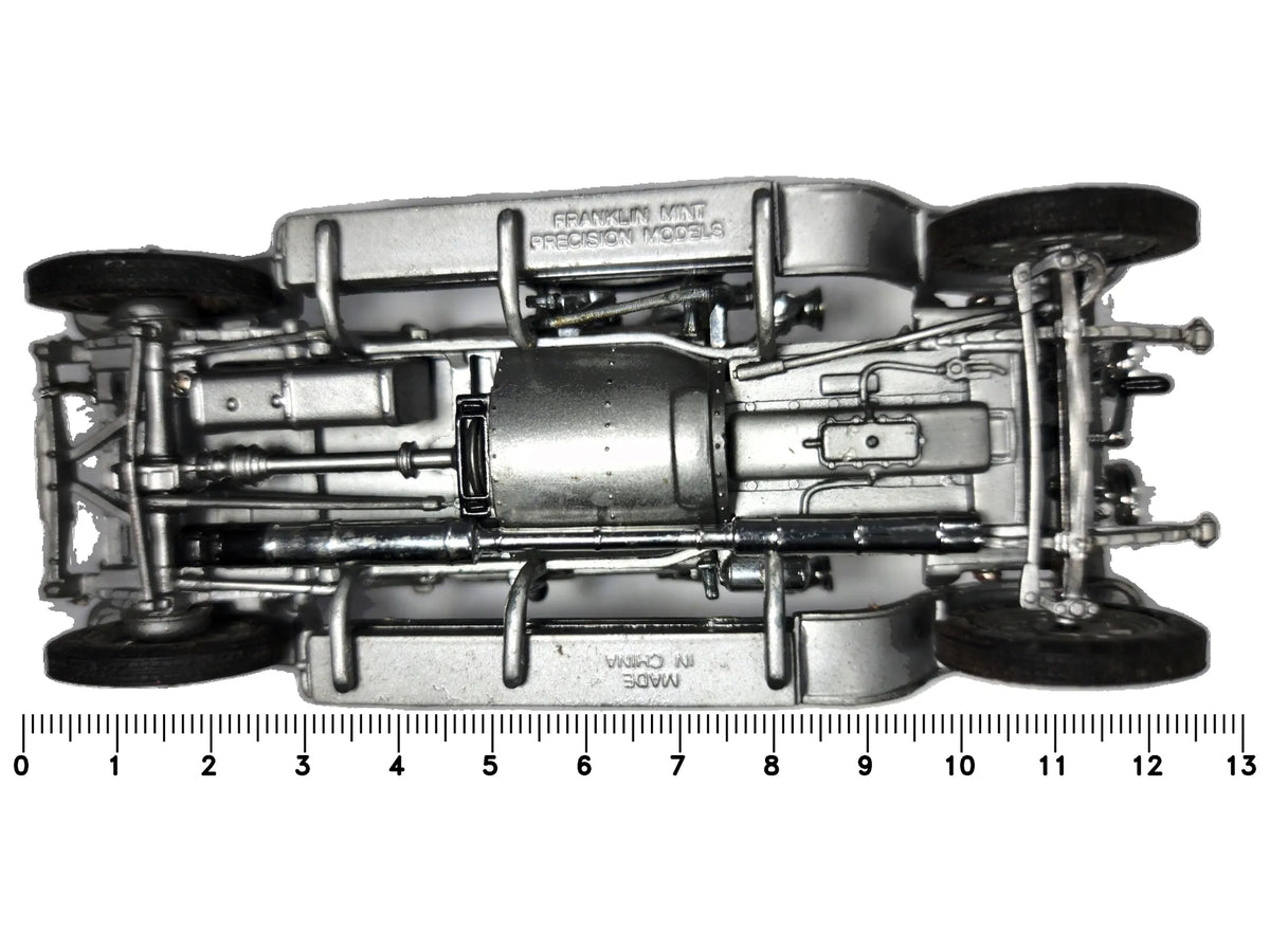 The Silver Ghost Oldtimer Franklin Mint Precision Models '85 Srebrny 1:43 – zdjęcie 7