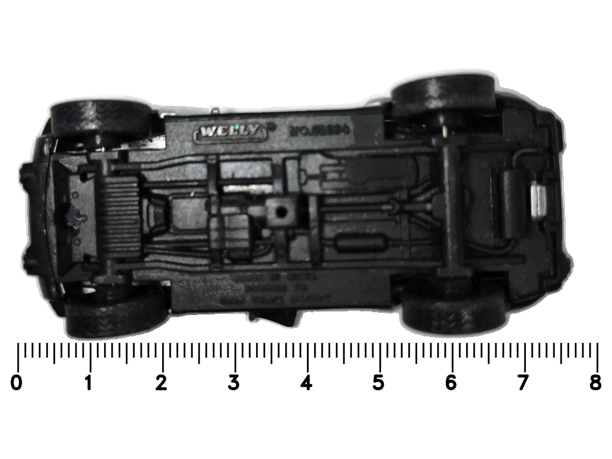 Hummer H2 Welly 1:64 Luzak Srebrny – zdjęcie 7