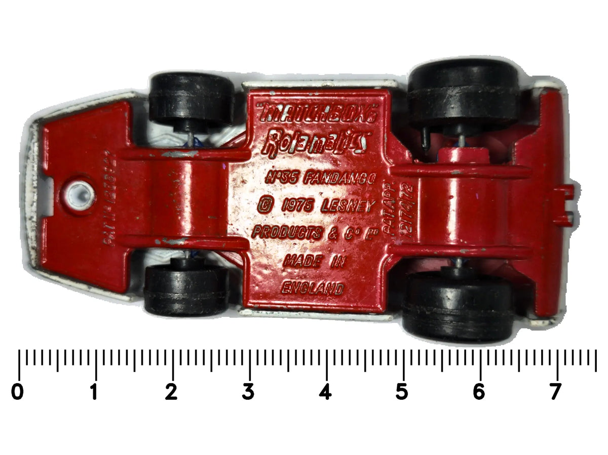 FANDANGO Matchbox Made in England 1975 Biały 1:64 – zdjęcie 7