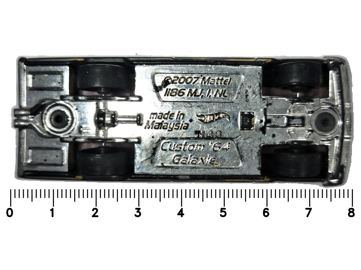 Custom '64 Galaxie Hot Wheels 2007 1:64 Luzak Czarny – zdjęcie 7