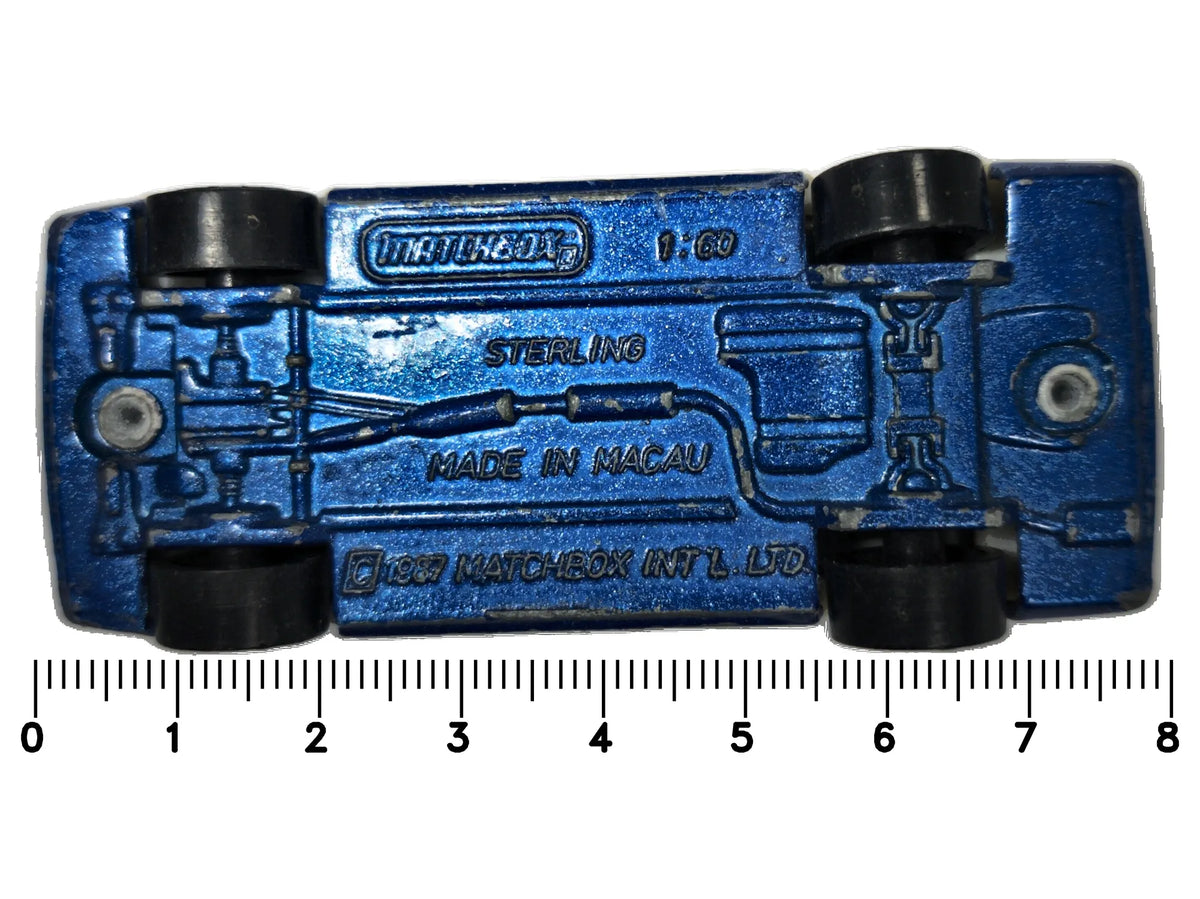 Rover Sterling Matchbox 1987 Lasers 1:60 Luzak Srebrny – zdjęcie 7