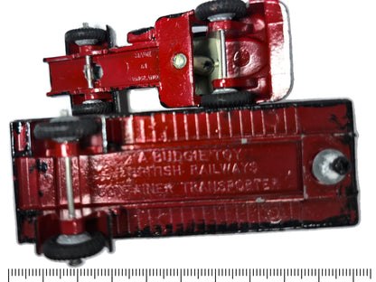 Bedford S Z Naczepą Furgon British Railways Budgie Toys '60 1:64 Made in UK – zdjęcie 7