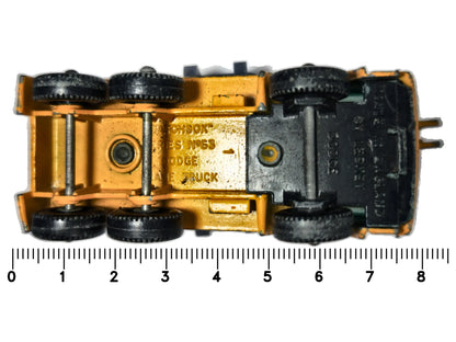 DODGE CRANE TRUCK Matchbox 1973 Żółty 1:75 – zdjęcie 7