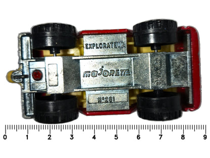 Explorateur Majorette '70 Czerwony 1:43 Made in France 2xMetal – zdjęcie 7