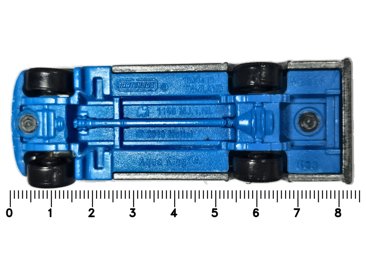 AQUA KING, Matchbox 2010, Die cast MB314, Niebieski, 1:64, Resoraki – zdjęcie 7