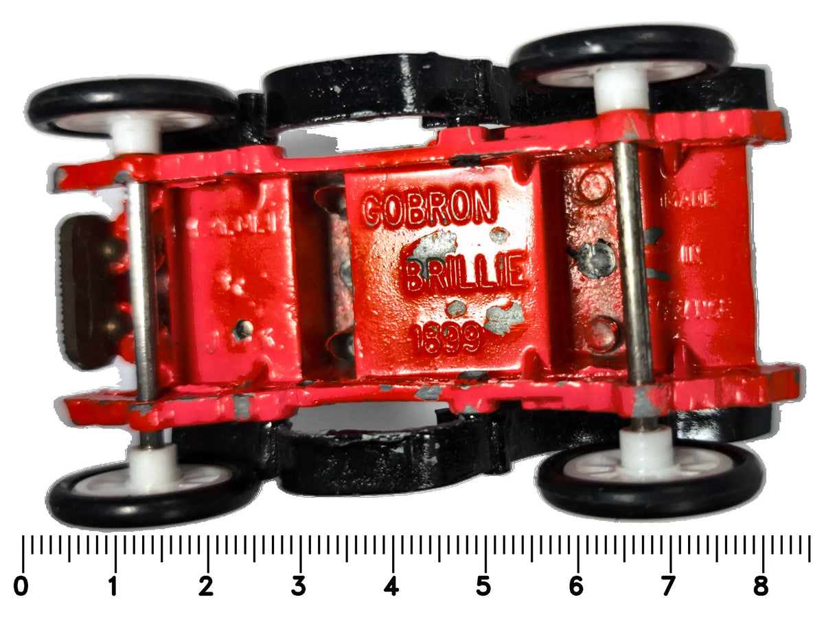GOBRON BRILLIÉ 1899 Rami JMK 1958 Czerwony 1:43 Made in France – zdjęcie 7