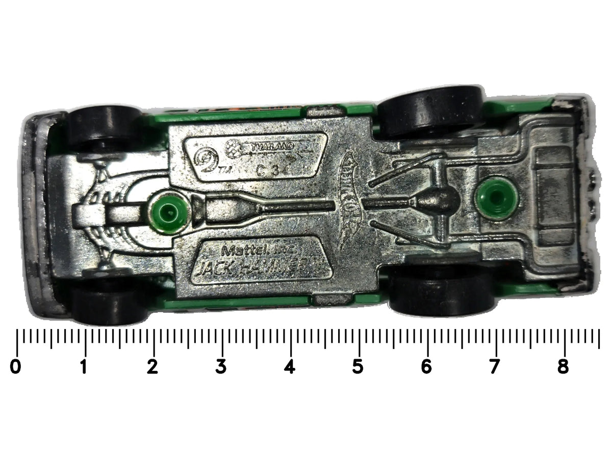 Jack Hammer Hot Wheels 2003 1:64 1 Luzak Zielony – zdjęcie 7