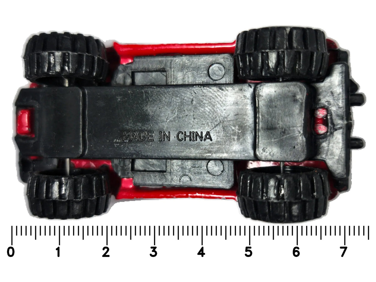 JEEP CJ STRAŻ POŻARNA Unbranded Czerwony 1:55 – zdjęcie 7