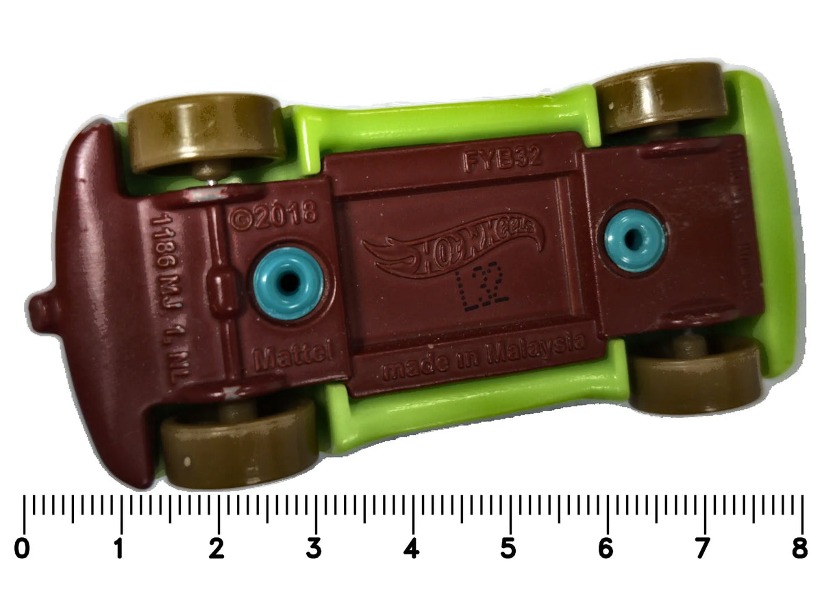 Tricera-Truck Hot Wheels 2018 Street Beasts 1:64 Luzak Turkusowy – zdjęcie 7