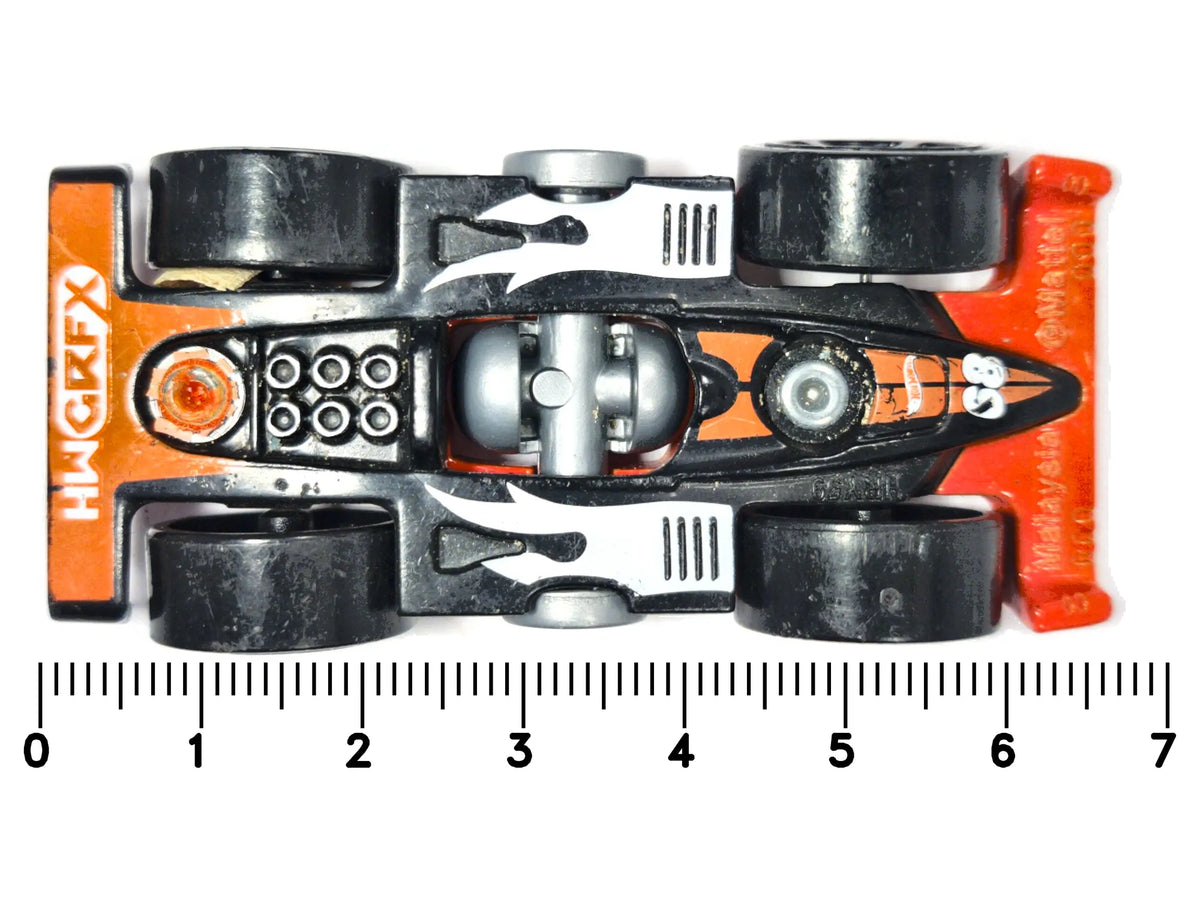 Flippin Fast HW GRFX, Hot Wheels 2024, Die cast 8110, Czrwony 1:64 Resoraki – zdjęcie 7