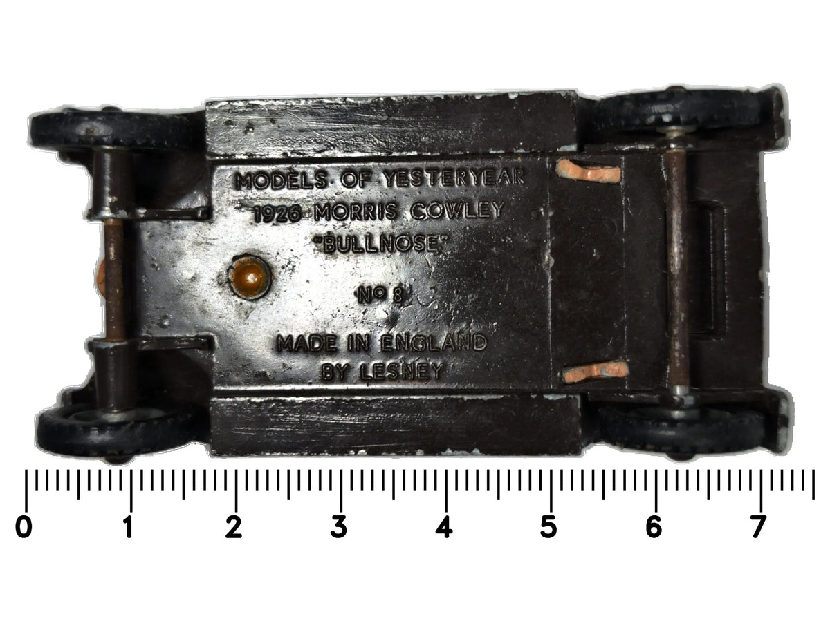 1926 Morris Cowley Bullnose Matchbox '70 Pomarańczowy 1:46 Made in England – zdjęcie 7