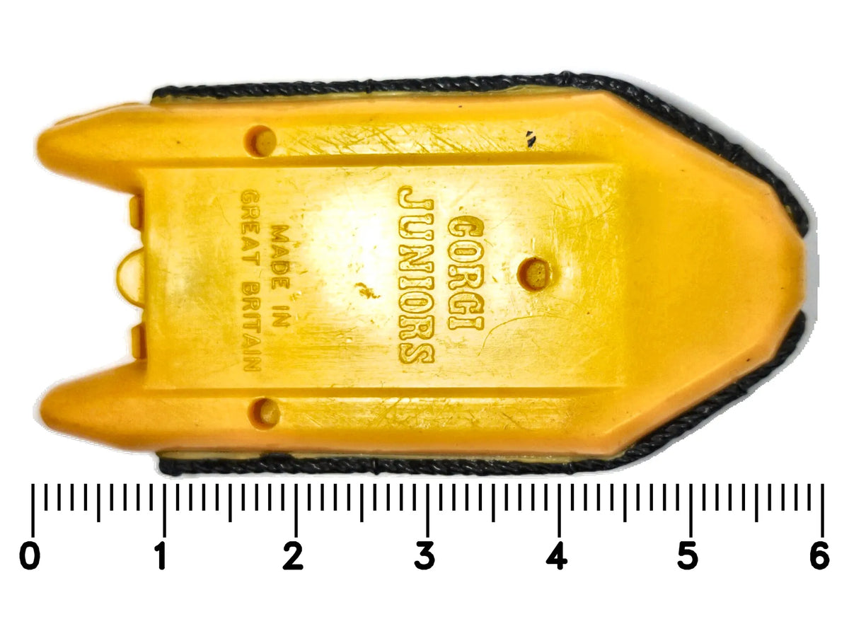 ŁÓDŹ PNEUMATYCZNA Corgi Juniors Corgi '80 Żółty 1:43 Made in Gt Britain – zdjęcie 7