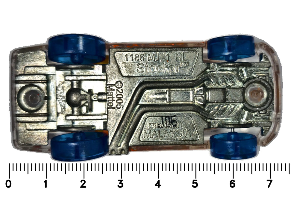 STOCKAR, Hot Wheels 2005, Die cast, Przezroczysty, 1:64, Resoraki – zdjęcie 7
