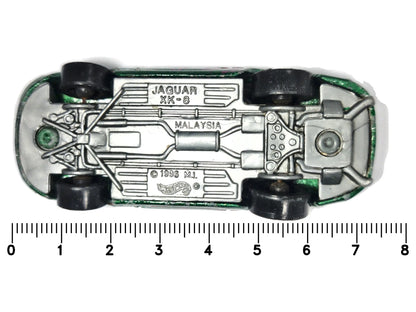 JAGUAR XK-8, Hot Wheels 1996, Die cast, Zielony, 1:64, Resoraki – zdjęcie 7