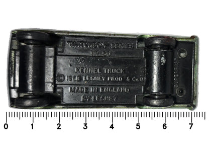 FORD KENNEL TRUCK, Matchbox 1968, Made in England, NO 50, Zielony, 1:64 – zdjęcie 7