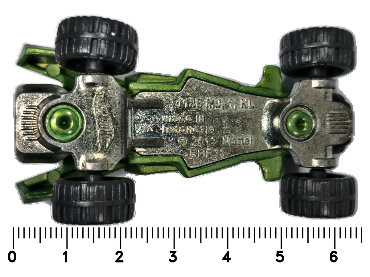 Team Hot Wheels Corkscrew Hot Wheels 2013 HW Off-Road 1:64 Luzak Zielony – zdjęcie 7