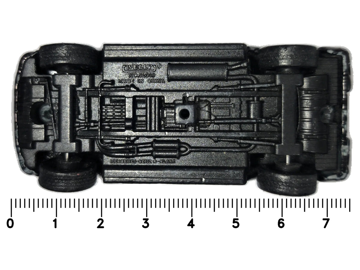 MERCEDES-BENZ G-CLASS, Welly, Die cast 52339, Czarny, 1:64, Resoraki – zdjęcie 7