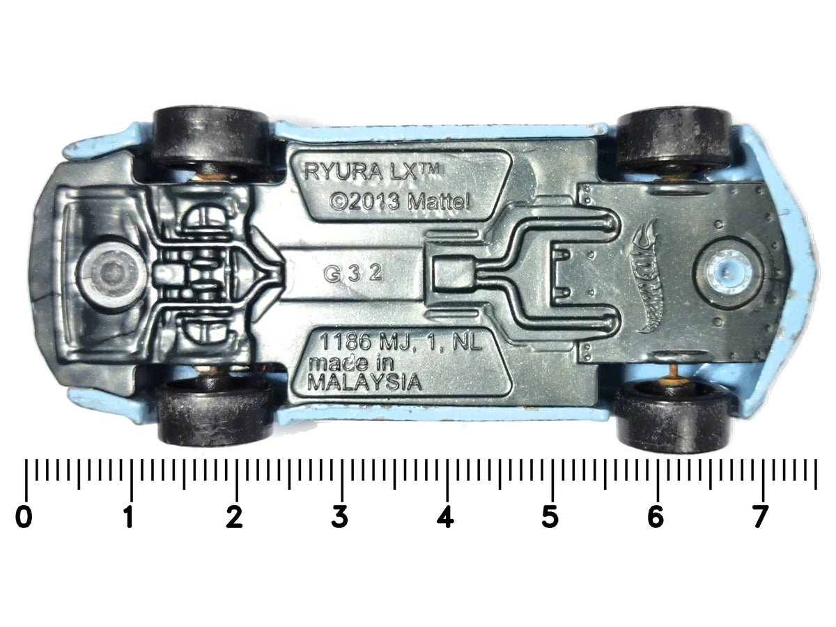 Ryura Lx Hot Wheels 2013 Błękitny 1:64 – zdjęcie 7