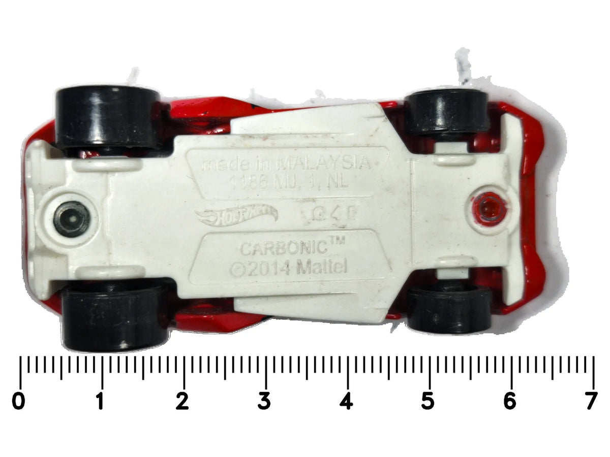 Carbonic Hot Wheels 2014 1:64 15 Luzak Czerwony – zdjęcie 7