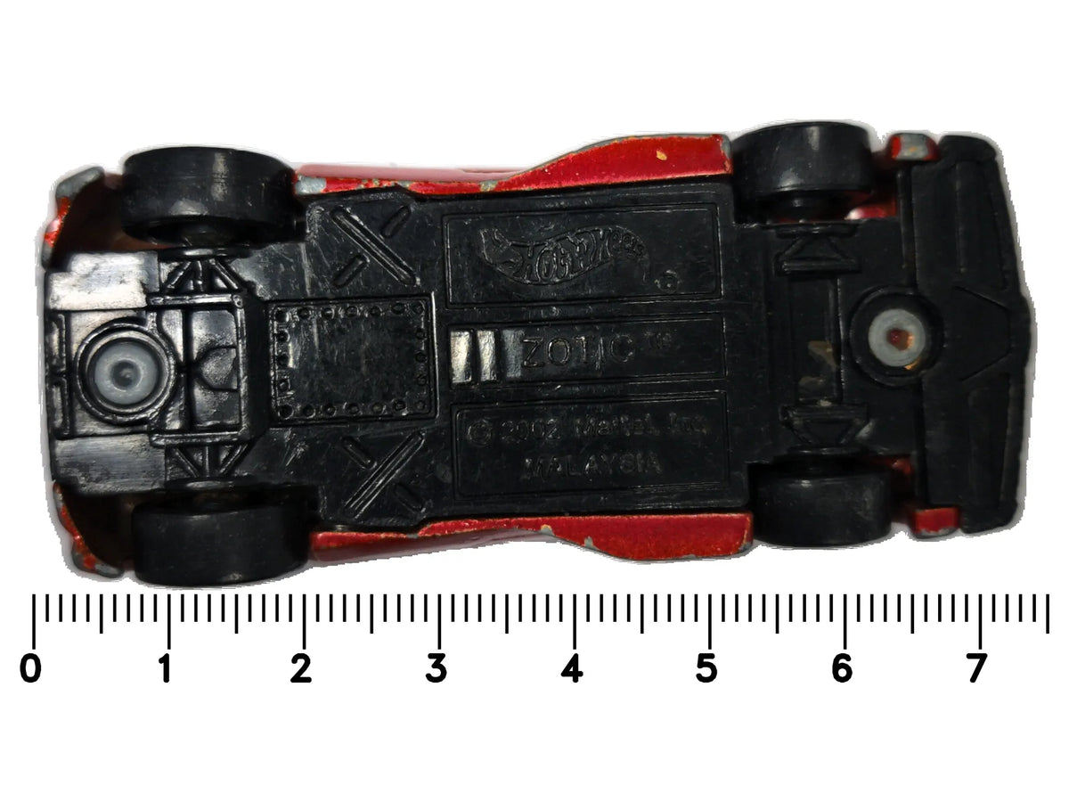 Zotic Hot Wheels 2002 1:64 Luzak Czerwony – zdjęcie 7