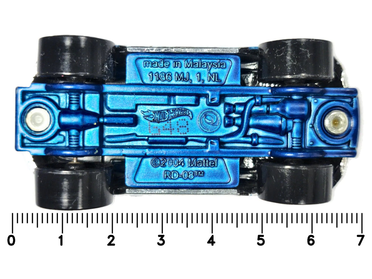 RD-08 Hot Wheels 2004 Srebrny chrom 1:64 – zdjęcie 7